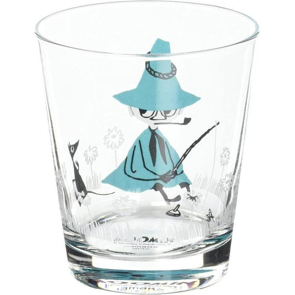 Yamaka Shoten MOOMIN "Kuppi" Glass Tumbler, Snufkin Design, 260ml