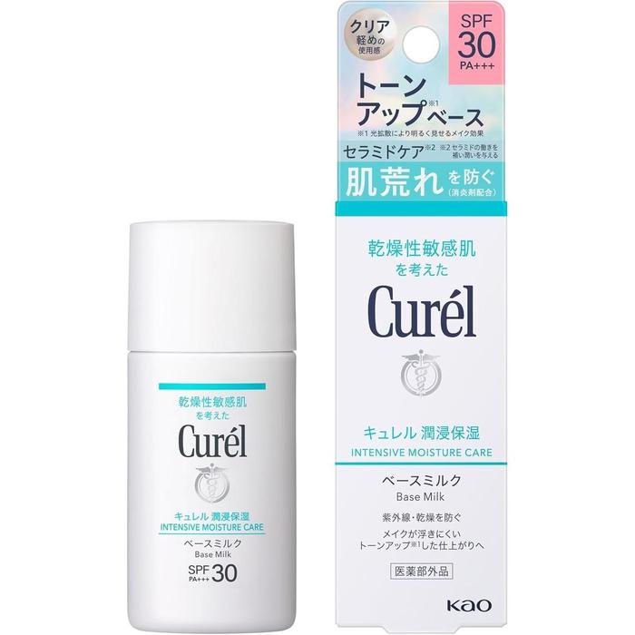 Curél Intensive Moisture Base Milk – SPF30 PA+++ 30ml [Alcohol-free]