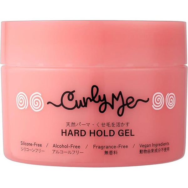 Curly Me Melty Hard Gel – Fragrance-Free | Strong Hold Gel for Curly Hair 180g [Alcohol-free]