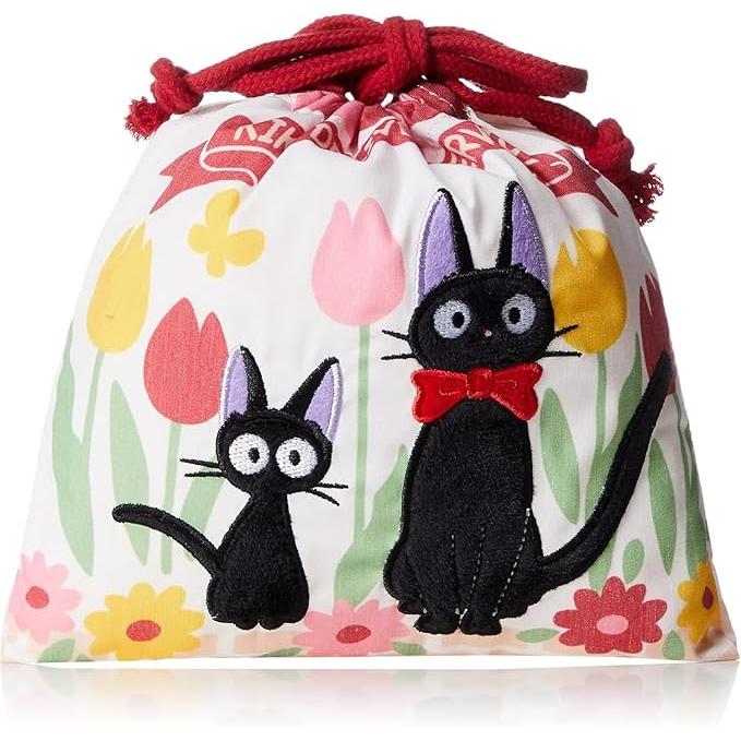 Marushin Kiki’s Delivery Service Drawstring Bag S – Jiji Ghibli Pouch Antibacterial