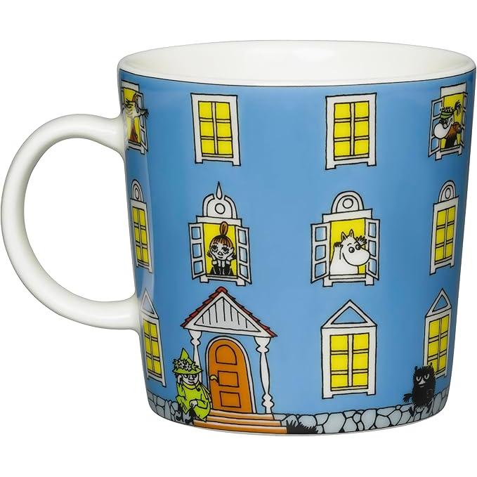 Moomin House Mug – Porcelain, 300 ml, Heat Resistant, Microwave & Dishwasher Safe