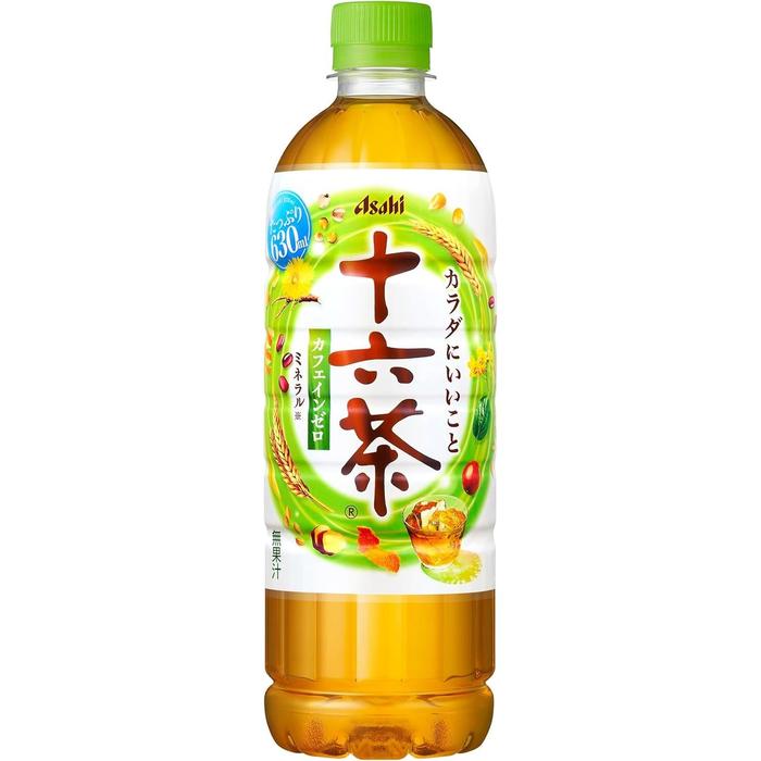 Asahi Jurokucha (16-Grain Japanese Blend Tea) 630ml – Caffeine-Free Herbal Barley Tea Drink
