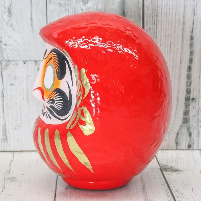 Takasaki Daruma Ornament – Prosperity &Fortune Red (‎13 x 15 x 18 cm)