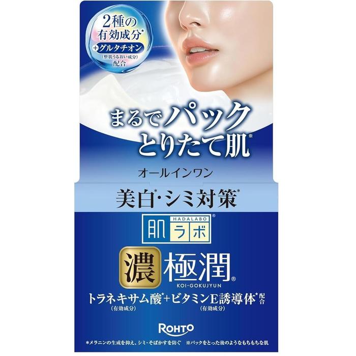 Hada Labo Whitening gel with tranexamic acid and vitamin C 100g [Alcohol-free]