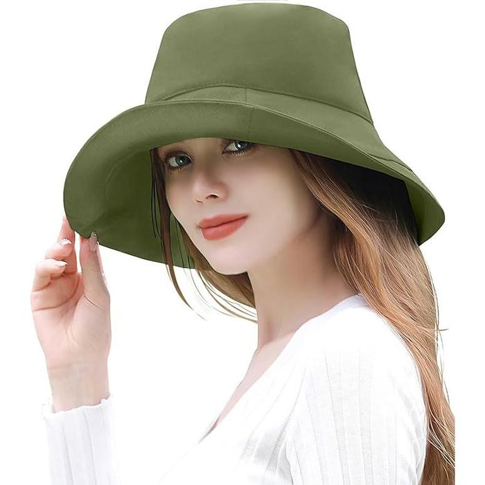 THE CLASSIC TOKYO Elegant UV Protection Hat for Women – 100% UV Cut & Full Light Blocking Cotton Sun Hat