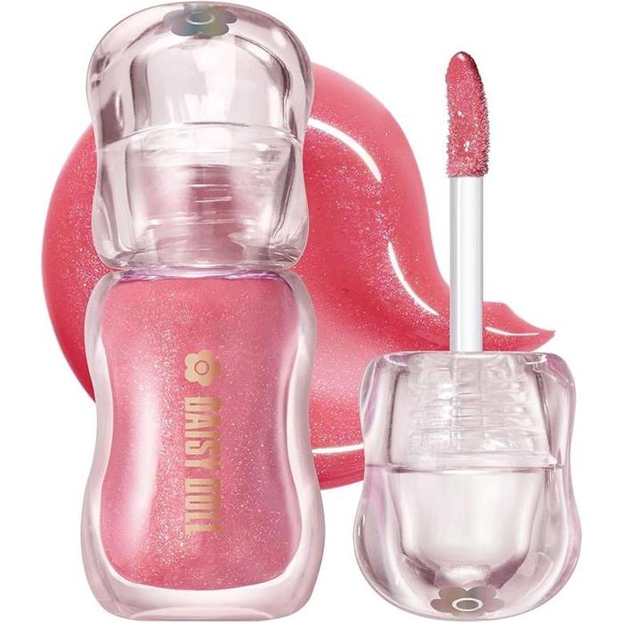 Daisy Doll by MARY QUANT – Jewelry Syrup Gloss Lip (Glossy, Glitter, Moisturising Lip Gloss) [Alcohol-free]