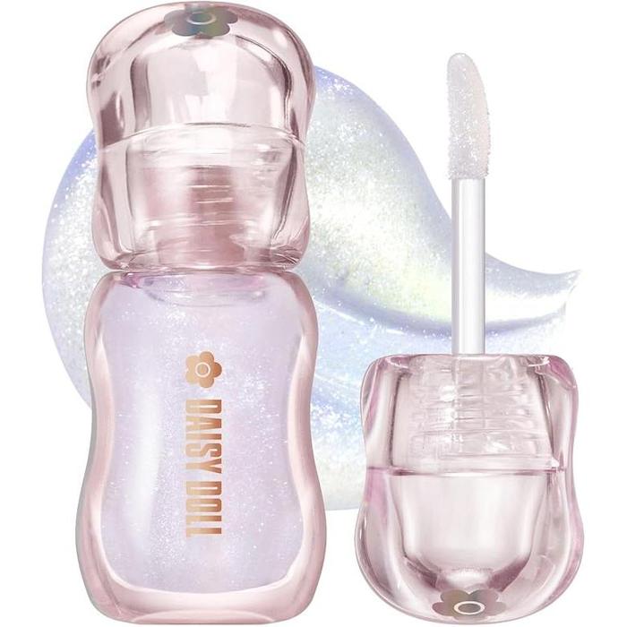 Daisy Doll by MARY QUANT – Jewelry Syrup Gloss Lip (Glossy, Glitter, Moisturising Lip Gloss) [Alcohol-free]