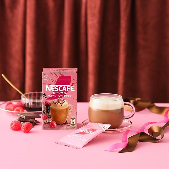 Nescafé Whipped Time Raspberry Chocolate Latte 5P – Rich Chocolate & Raspberry Latte