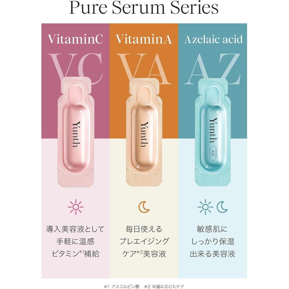 Yunth Pure AZ Serum 1g × 28 Sachets – 15% Azelaïnezuur & 5 Ceramiden [Alcohol-Free]