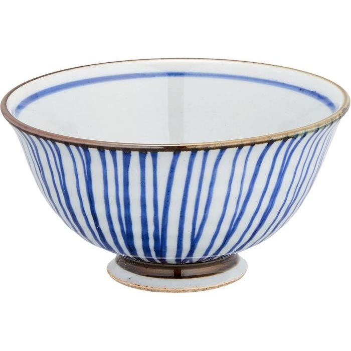 Arita Ware Sensuji Lightweight Rice Bowl – Large 13 × 6.9 cm | Japanese Porcelain