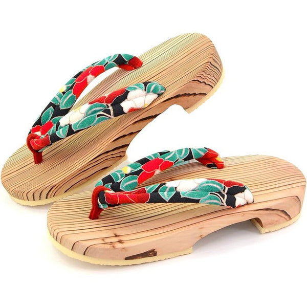 Geta from TAKEHARU (Tsubaki) - NEW!! Women's, original, handmade [22.5-24.5cm FITS shoe size 35-39]