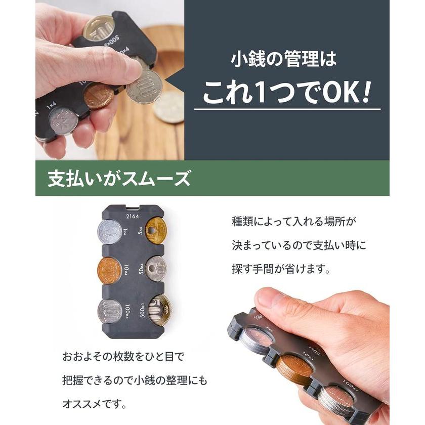 STREAM Slim Coin Holder – Portable Japanese Coin Organizer