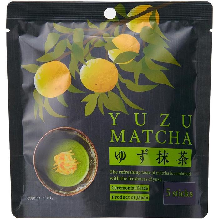 Tsuboichi Yuzu Matcha Sticks – 50g (5 Sticks) | Premium Japanese Green Tea with Yuzu Citrus Essence