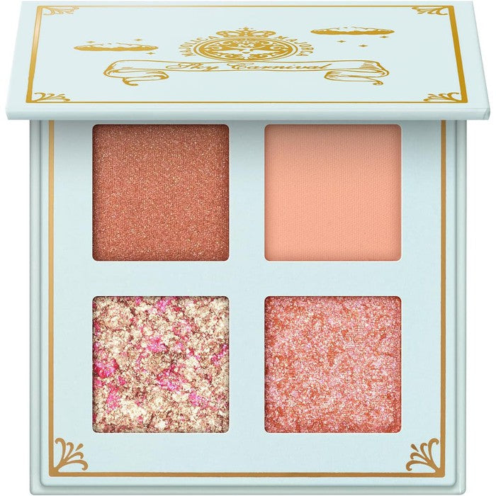 Majolica Majorca Light Beige Sunny Coaster - Palette of 4 shadows (color: BE222) [Alcohol-free]