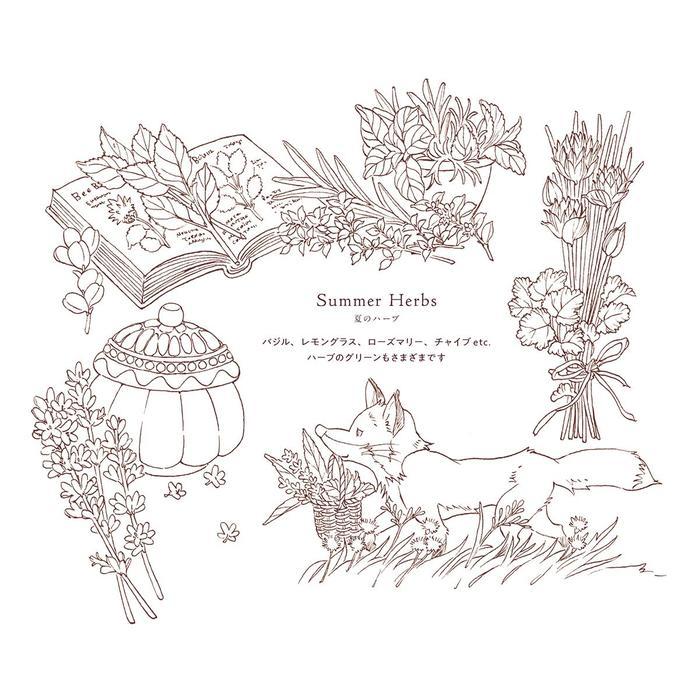 KODAWARI Coloring Book Series – Seasonal Wreaths: Plants and Friends