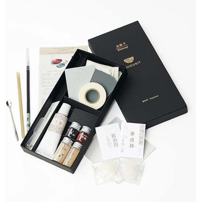 TSUGUKIT – Traditional Kintsugi Gold Repair Kit (Authentic Gold & Natural Lacquer)