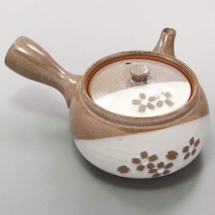 Mino-yaki Teapot with Cherry Blossom Motif – Kohniki Sakura 400ml
