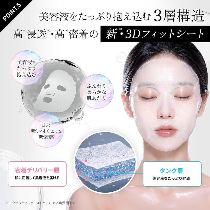 QUALITY 1st DERMA LASER PRO Ultra Calming Sheet Mask – Azelaic Acid & Azulene, 7 Sheets [Alcohol-free]