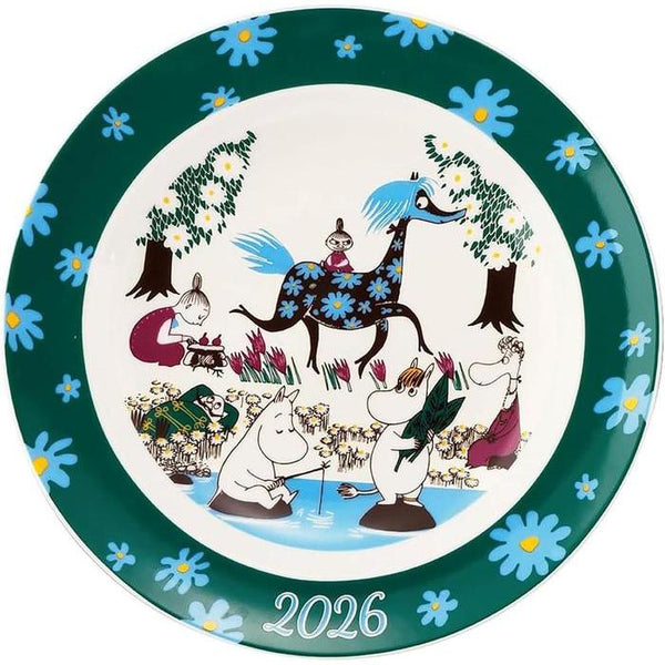 MOOMIN 2026 Year’s Plate – “Moominpappa at Sea” Seahorse Edition – 20cm