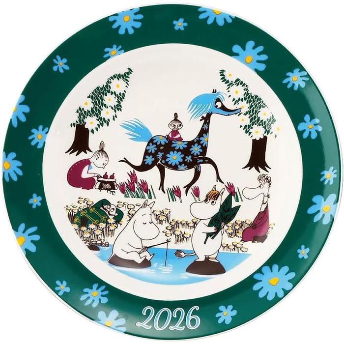 MOOMIN 2026 Year’s Plate – “Moominpappa at Sea” Seahorse Edition – 20cm