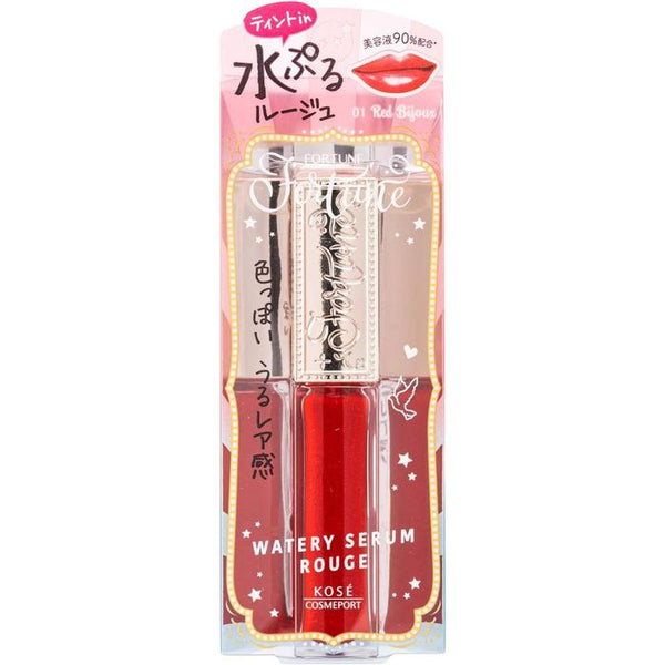 WATERY SERUM ROUGE Lip gloss-tint with 90% serum 5.5ml [Alcohol-free]