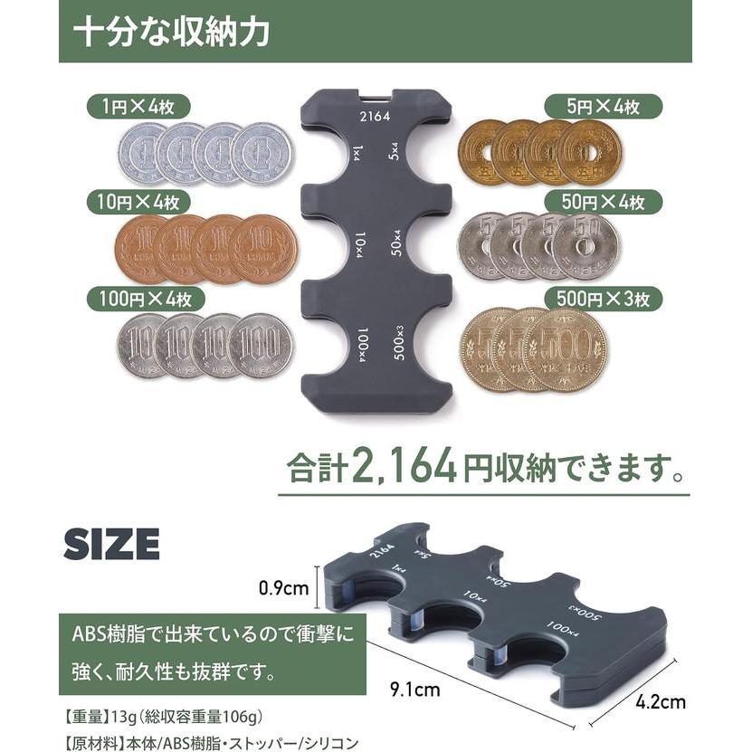 STREAM Slim Coin Holder – Portable Japanese Coin Organizer