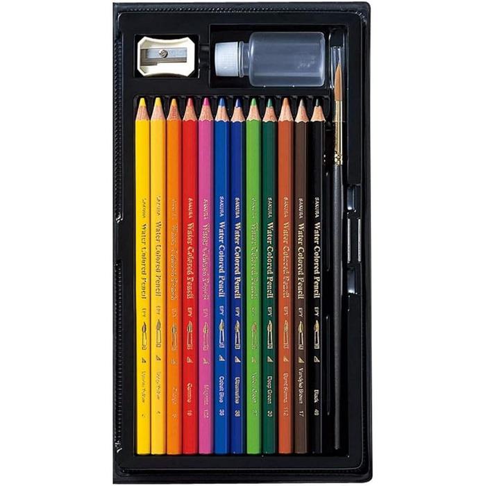 SAKURA Watercolor Colored Pencils 12 Colors