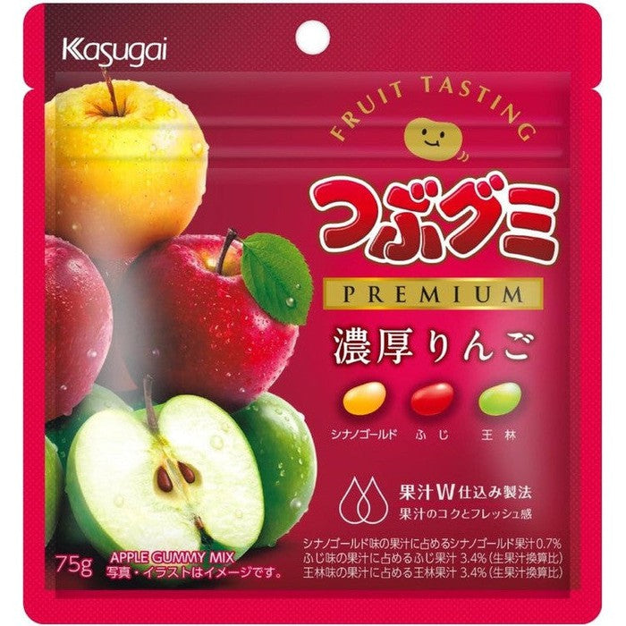 Zelki fasolki o smaku japonskich jablek TSUBU GUMI 75g