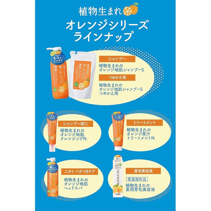 Plant Born Orange Skin Cleansing - Enzymatic peeling for the scalp 130g [Alcohol-free]