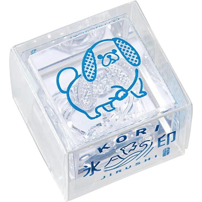 King Jim CLS22-020 Clear Stamp “Ice Print” – Small Size Transparent Acrylic Stamp (22 × 22 mm)