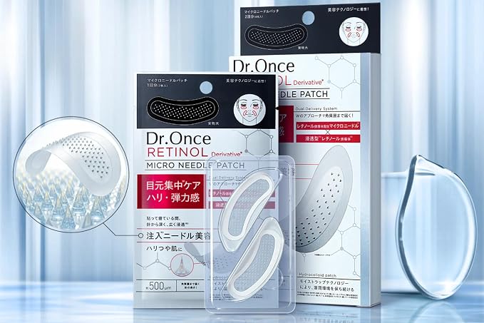 Dr.Once Patch Microneedle Dérivé de Rétinol – Palmitate de Rétinyle & Acide Hyaluronique [Alcohol-Free]