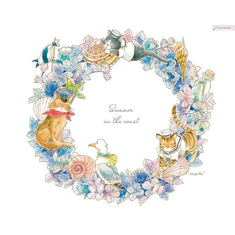 KODAWARI Coloring Book Series – Seasonal Wreaths: Plants and Friends