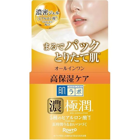 Hada Labo Koi Gokujyun - Strongly moisturizing cream with 4 types of hyaluronic acid 100g [Alcohol-free]