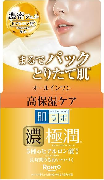 Hada Labo Koi Gokujyun - Strongly moisturizing cream with 4 types of hyaluronic acid 100g [Alcohol-free]