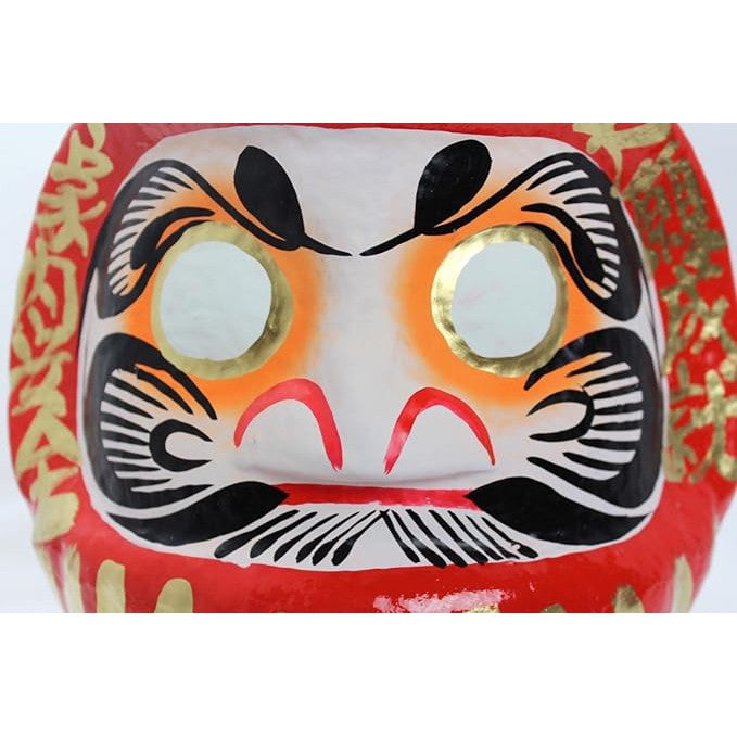 Takasaki Daruma Fuku Daruma No. 8 - Red "Safety of the Family and Fulfillment of Wishes"