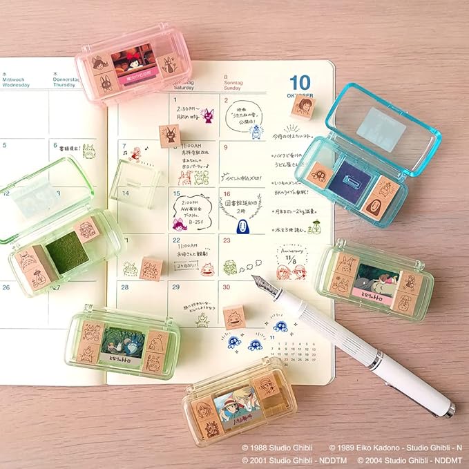 Ghibli Spirited Away Mini Stamp Hanko – Cute Anime Seal for Crafts & Stationery