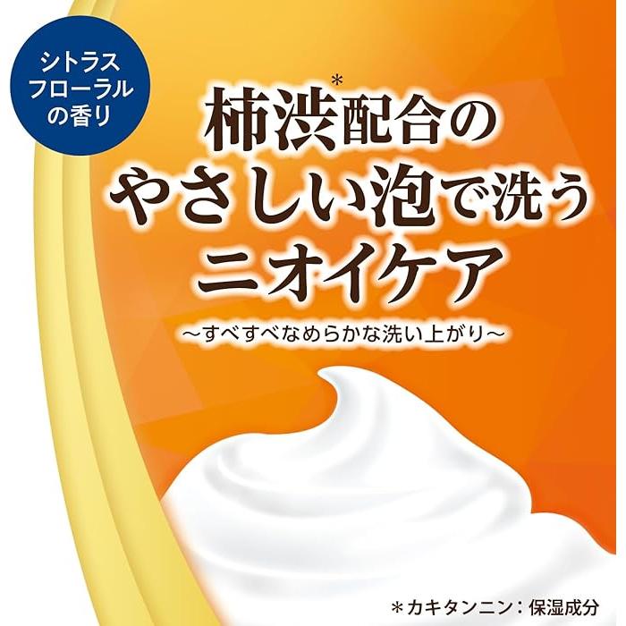 Taiyo no Sachi EX Deodorant Foaming Body Soap – Citrus Scent | Medicated | Pump Bottle [With alcohol]