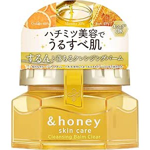 & Honey Cleansing Balm Clear- Balm for removing blackheads and sebum from the face 90g [Alcohol-free]