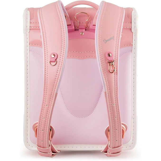 Mochila Escolar Randoseru Coulomb Unicorn Japonesa para Niñas – Acabado Perla, Compatible con A4