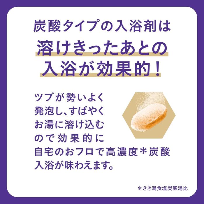 Kikiyu Fine Heat Muscle Relief - High-Concentration Carbonated Bath Additive, 400g [Quasi-Drug][No Alcohol]