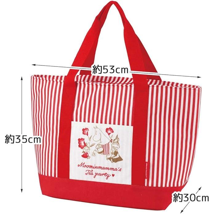 Skater MOOMIN Linen-Style Insulated Shopping Tote Bag