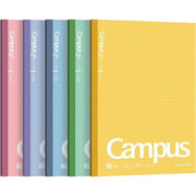 Kokuyo Campus Notebook B5 – Dotted 6 mm Ruled, 30 Sheets, 5-Pack