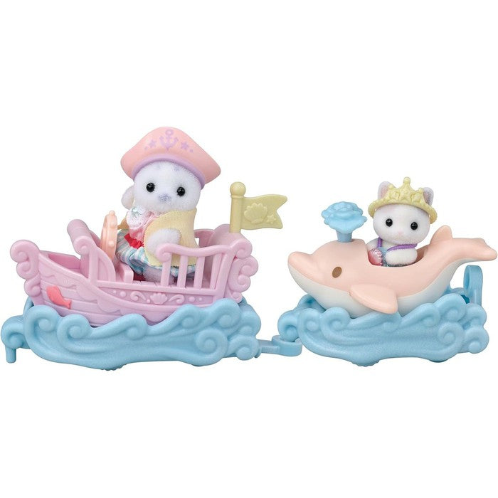 Sylvanian Families Amusement Park Ride Set - Boat & Dolphin