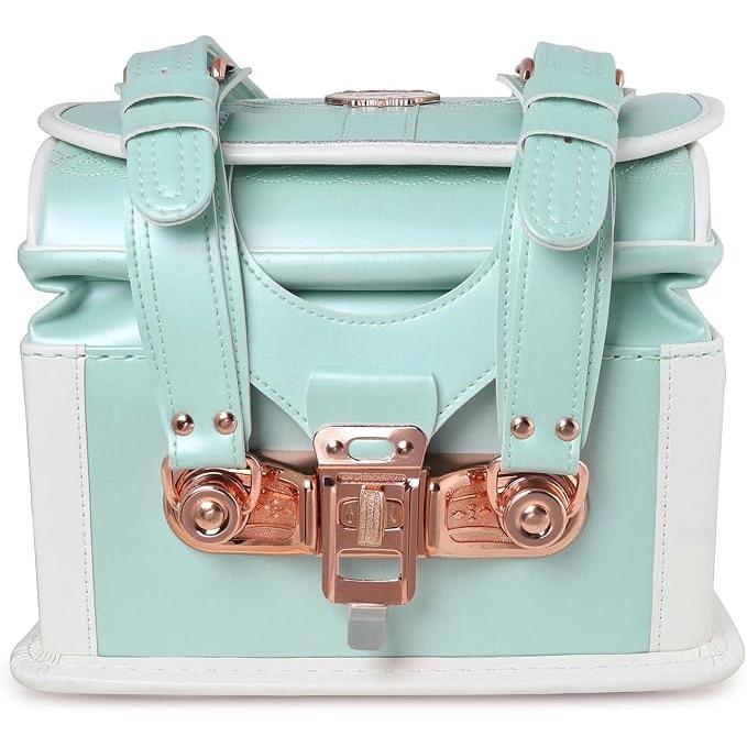 Mochila Escolar Randoseru Coulomb Unicorn Japonesa para Niñas – Acabado Perla, Compatible con A4