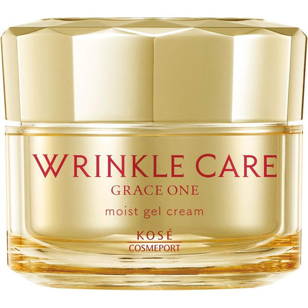 Grace One Wrinkle Care Moist Gel Cream – Anti-Wrinkle Cream with Retinol, Collagen, and Niacinamide 100g [With alcohol]