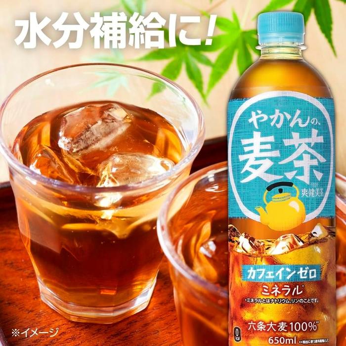Yakan no Mugicha from Sokenbicha Roasted Barley Tea Drink 650ml – Caffeine-Free Japanese Barley Tea