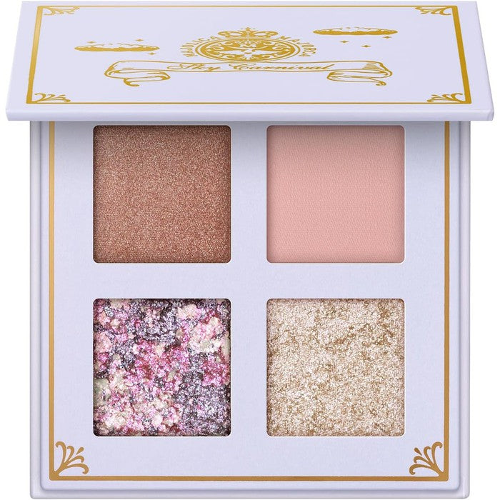 Majolica Majorca Pale Pink Mirage Carousel - Palette of 4 shadows (color: PK221) [Alcohol-free]