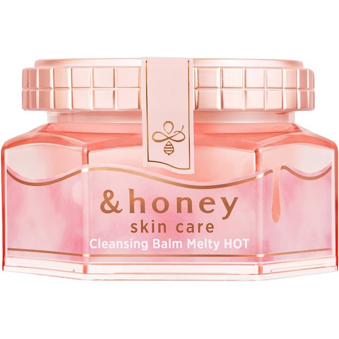 &Honey Cleansing Balm Melty Hot - 5-in-1 Makeup Remover, Exfoliator, Face Wash & Moisturizer 150g [Alcohol-free]