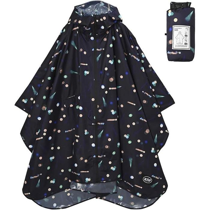KiU Daily Rain Poncho – Stylish & Reliable Protection for Any Rainy Day For Commuting, Cycling, or Everyday Use – Durable, Lightweight, and Waterproof