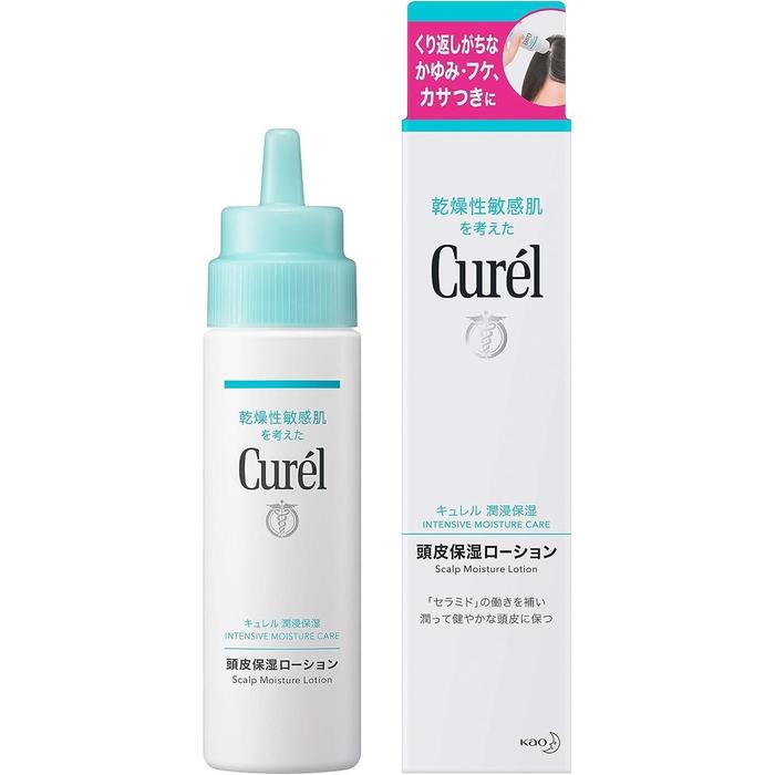 Curél Scalp Moisture Lotion – Anti-Dandruff & Itchy Scalp Care, 120ml (Alcohol-free)